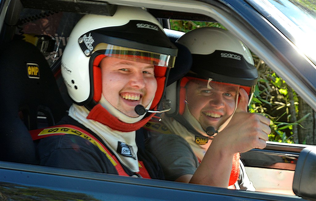 MNJ’erne var godt tilfredse med deres debut i rally sprint.